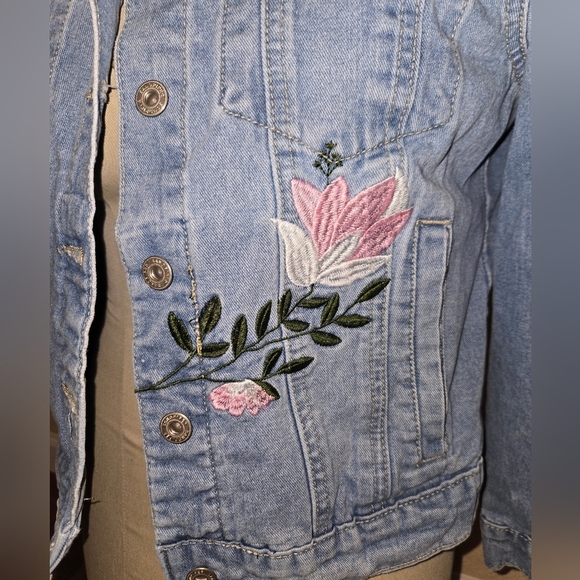 Sandpiper Petite XL Embroidered Jean Jacket - Picture 2 of 10
